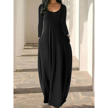 F 34428 Plus Size Deep V Midi Dress ������ V ��ȹ�羳��