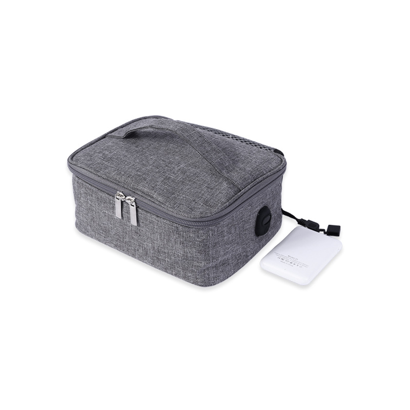 Picnic al aire libre Oficina impermeable Oxford tela USB calefacción Bento lonchera bolsa de aislamiento en stock por mayor