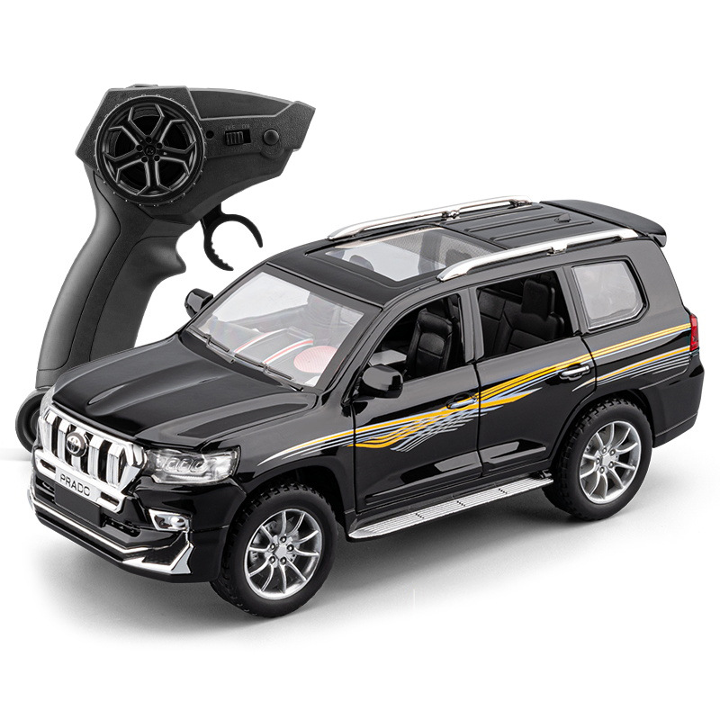 1: 24 control remoto Toyota Prado coche de aleación RC control remoto puede derivar vehículo todoterreno juguete regalos para niños grandes