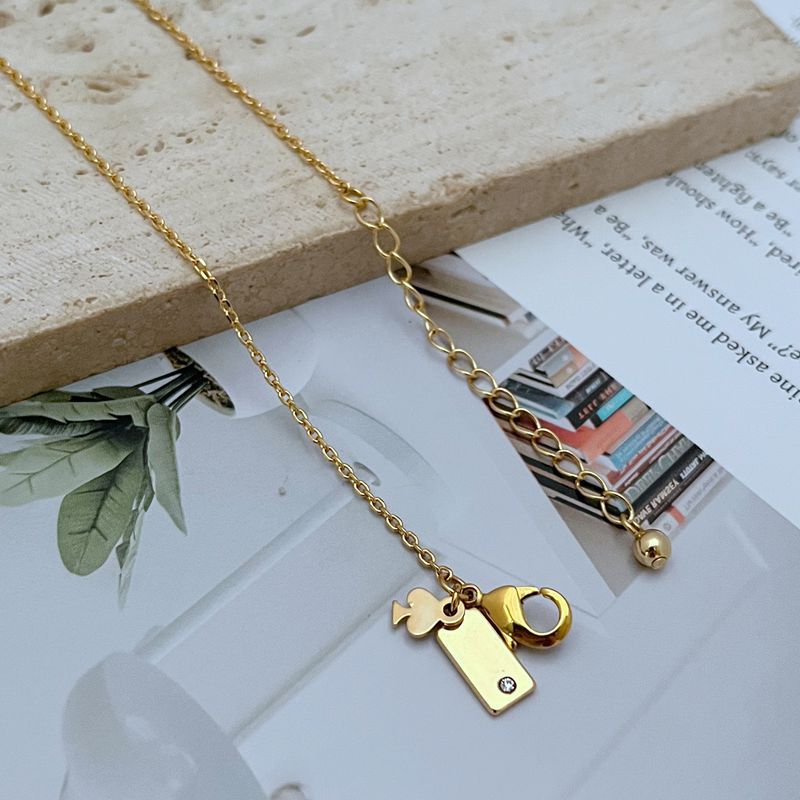 Copper Chain Material cable chain Chain Type 1 Piece Quantity Daily Occasion Wholesale Jewelry Sweet Cherry Ladybugs Copper 18K Gold Plated Plating Cable Chain Necklace