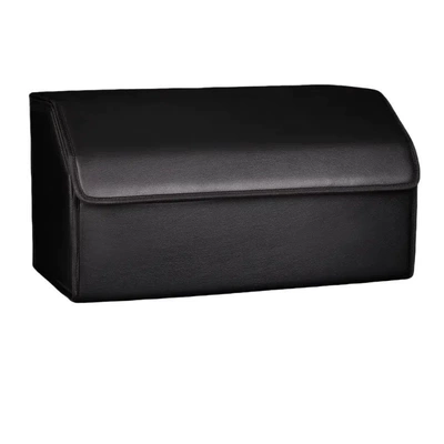 Car storage bag/box — Box Multifunctional Trunk Storage - solid-color-mirror-black-extra-large-size-653030cm