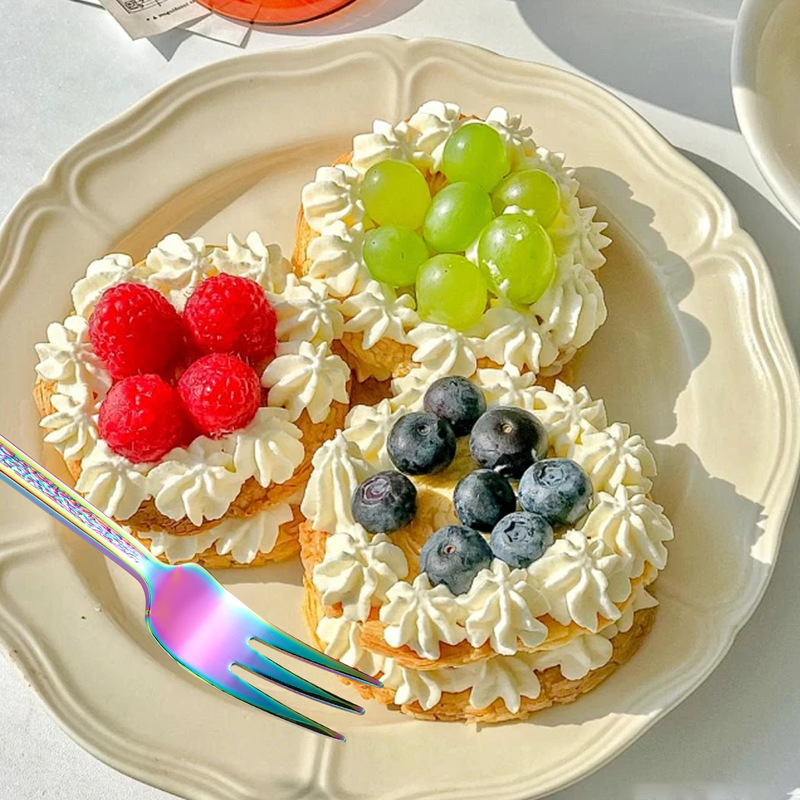クロスボーダーステンレス食器角ハンドル石模様20/30/40/60ピースセットチタンメッキ洋食器ステーキナイフ、フォーク、スプーン|undefined