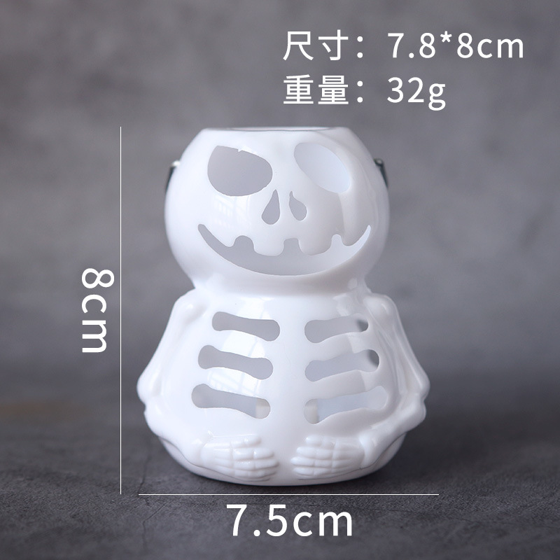 Halloween decoración LED vela luz nuevo regalo de Navidad pequeño caballo barra de luz fantasma festival atmósfera accesorios de diseño