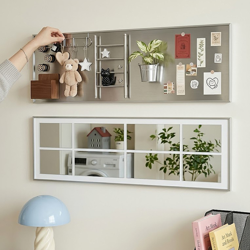 Bauhaus Magnetic Living Room Decorative Painting Modern Minimalist French Stainless Steel Patch Wall Art DIY Refrigerator Wall Decoration Bauhaus Magnetic Living Room Decorative Painting Modern Minimalist French Stainless Steel Patch Wall Art DIY Refrigerator Wall Decoration