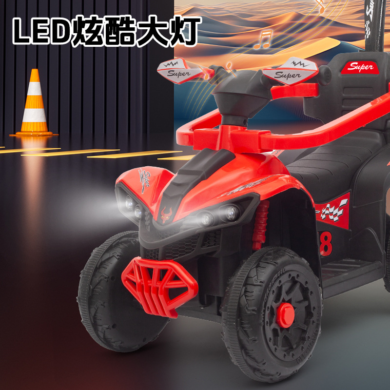 Coche de juguete eléctrico para niños, tobogán todoterreno, asiento para niños, control remoto recargable, doble tracción, todoterreno, cuatro ruedas al por mayor