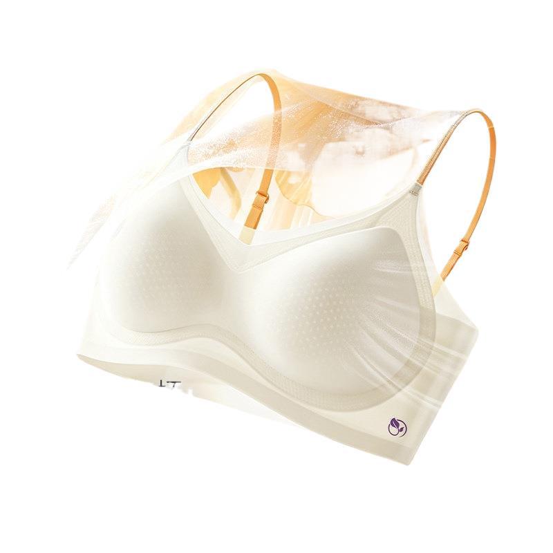 Banana Tree Flower Extract Cool and Refreshing Light Floral Fragrance with Fixed Cup Breathable Quick-Dry Soft Support Underwear 5037