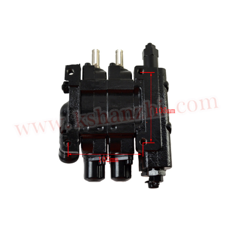 Válvula hidráulica multicanal MSV04 - 201T2 accesorios Lifu 3T piezas de carretilla elevadora Shimazu válvula hidráulica doble válvula direccional