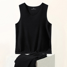 男士套装双面绒保暖内衣秋冬季紧身内穿发热无痕打底秋衣秋裤