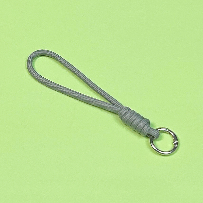 クリエイティブ携帯電話ストラップ diy キーホルダーアクセサリーカラフルなショートロープ人形携帯電話チェーンロープ紛失防止編組ロープ|undefined