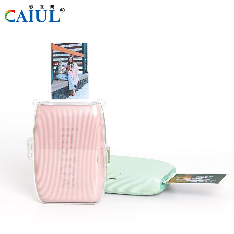 For use with the crystal clapping instax mini link3 transparent storage case anti-scratch anti-fall pc crystal case protective cover