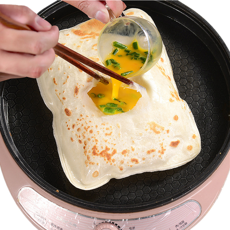 팬케이크 크러스트 25개*90g(오일 브러쉬 종이 봉지 + 소스 130g 포함) 핫 세일