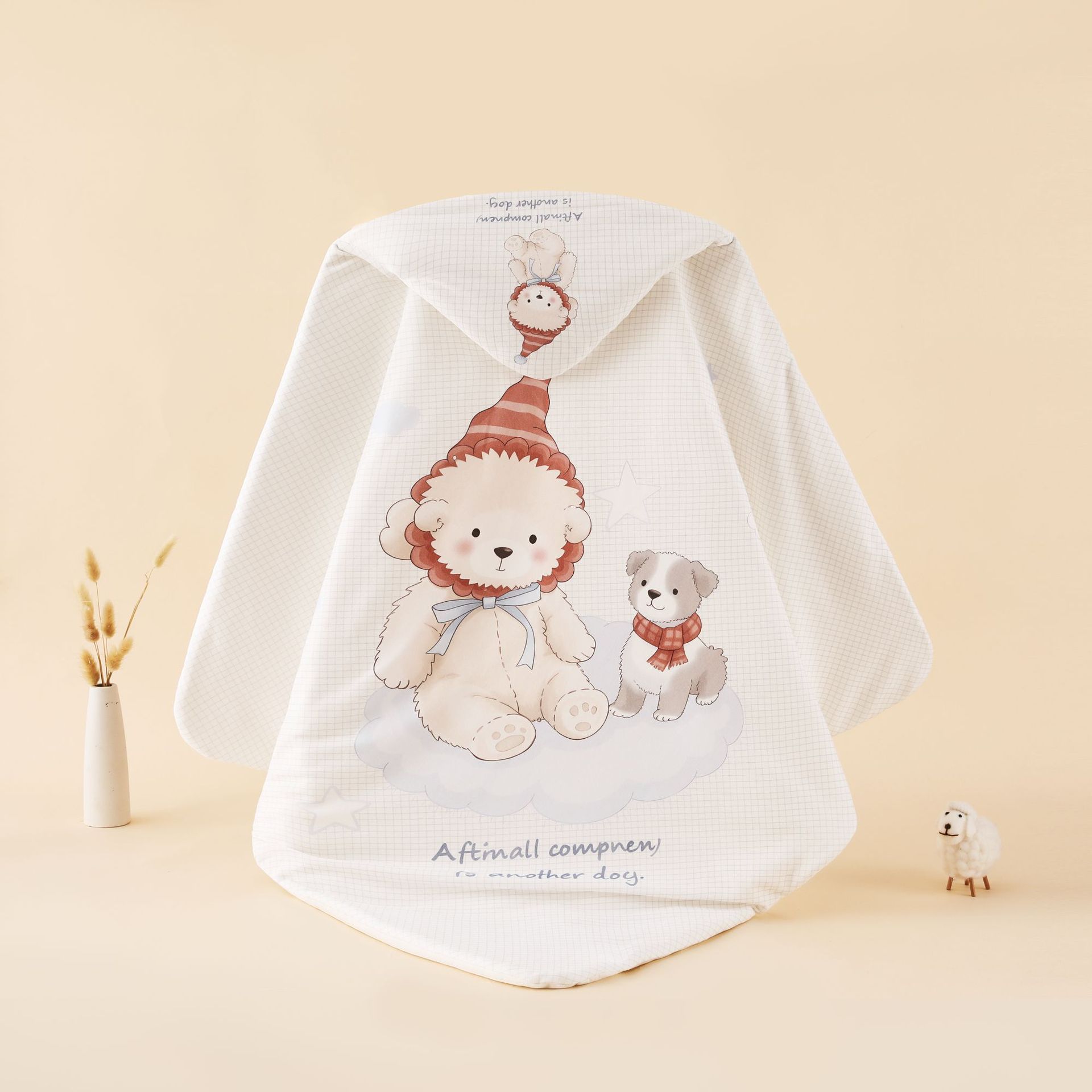 Newborn Quilt 200g Quilted Baby Quilt Autumn and Winter Baby Swaddling Towel Delivery Room Supplies Boneless Quilt