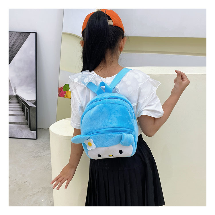 1-2-3 years old children's backpacks, cartoon plush small schoolbags, cute early education kindergarten backpacks for boys and girls undefined