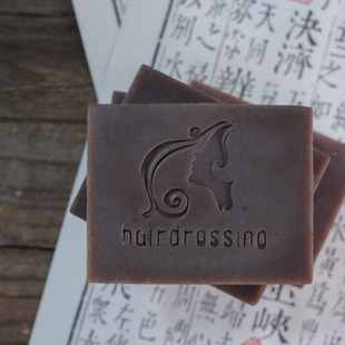 Tea oil Polygonum multiflorum handmade soap low temperature cold soap Shampoo soap Shampoo soap hand gift plant oil control logo