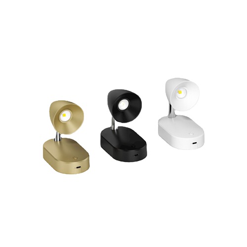 New Wiring-free Remote Control Rechargeable Spotlight Wall Lamp Free Installation Mural Lamp Advertising Figure Display Cabinet Bedside Wall Lamp