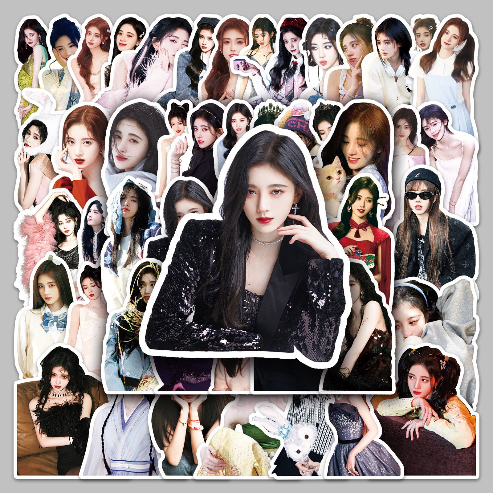 50 pieces of Ju Yiyi star peripheral stickers diy laptop notebook stickers room decoration epoxy