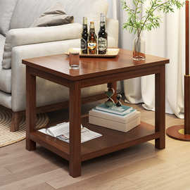 小方桌简易家用小茶几小桌子现代简户型阳台茶桌约客厅沙发边实木