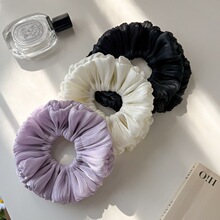 高级感大肠发圈女丸子头头花发圈百搭头绳皮筋高弹力发绳发饰批发