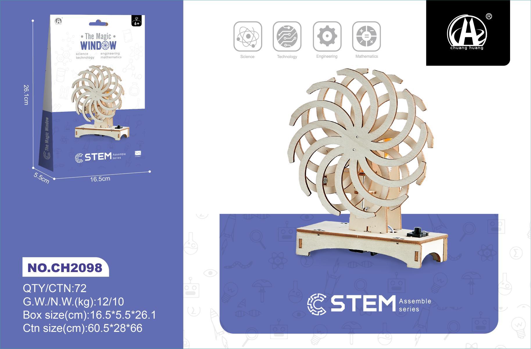 Wooden constructor for experiments