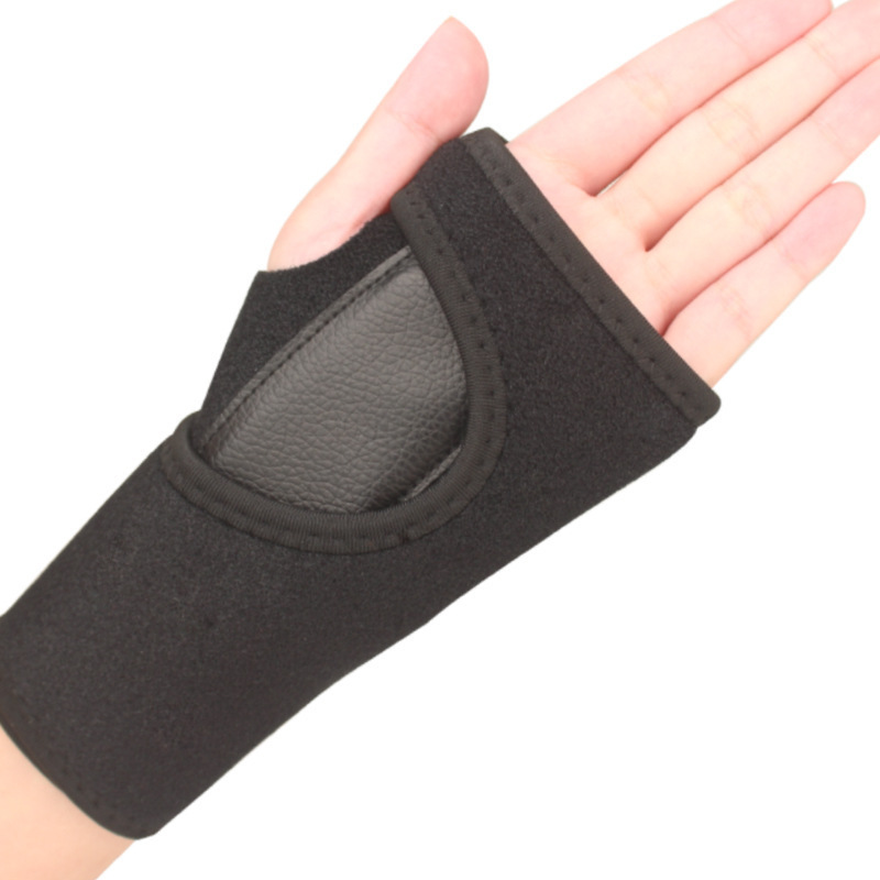 Pulseira removível de alumínio para mão esquerda / preto