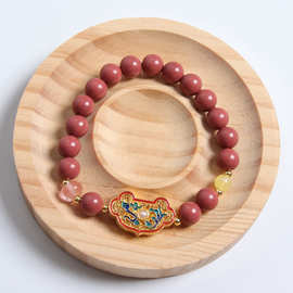 桃之夭夭合香珠手串0.8古法中药香手链女小众文玩念珠佛珠批发