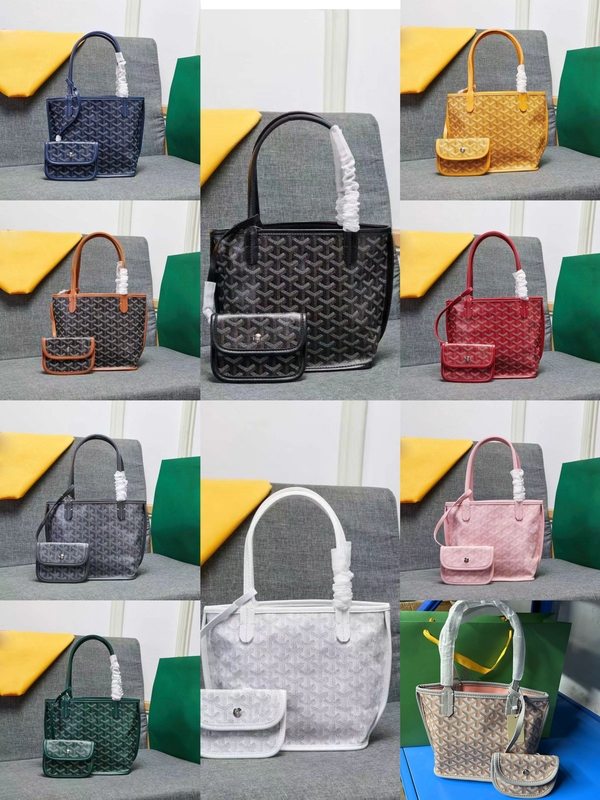 Foreign Trade Goyard Goya Mini Tote Bag Vegetable Basket Mother-In-Law Shopping Bag Mini Shoulder Handbag Women's Bag