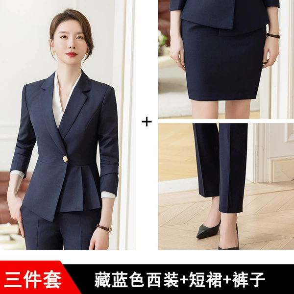 Classic suit jacket, skirt, trousers