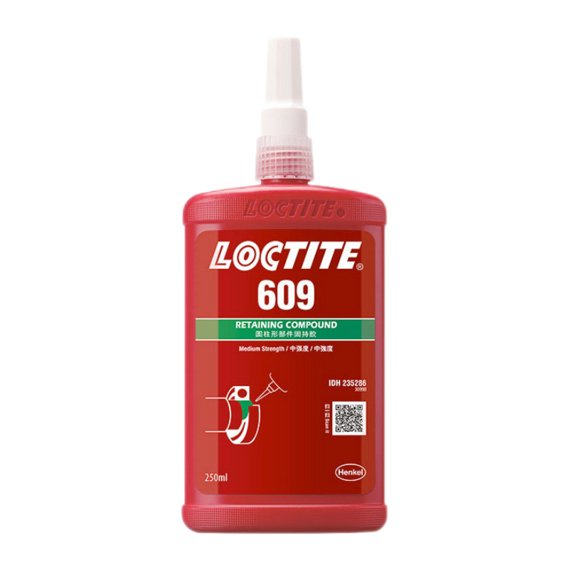 Locte 609 pegamento fuerte de retención, pegamento fuerte anaeróbico de alta resistencia, accesorios cilíndricos, unión 250ml