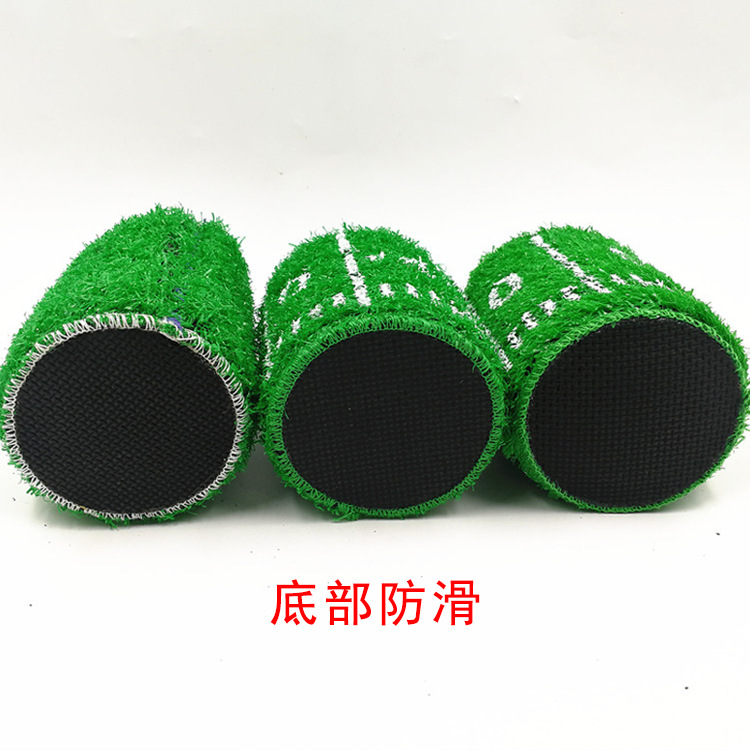 厂家现货批发EVA草皮材质可乐杯套绿色环保人造草坪瓶装可乐罐