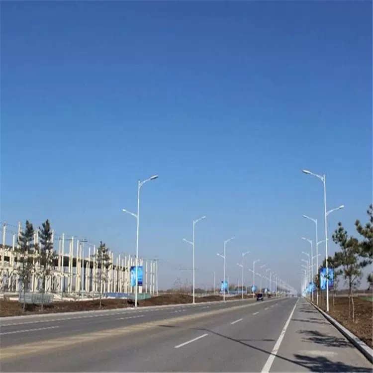 LED市电工程道路灯双头双臂高低臂6米5米8米10米市政亮化改造节能