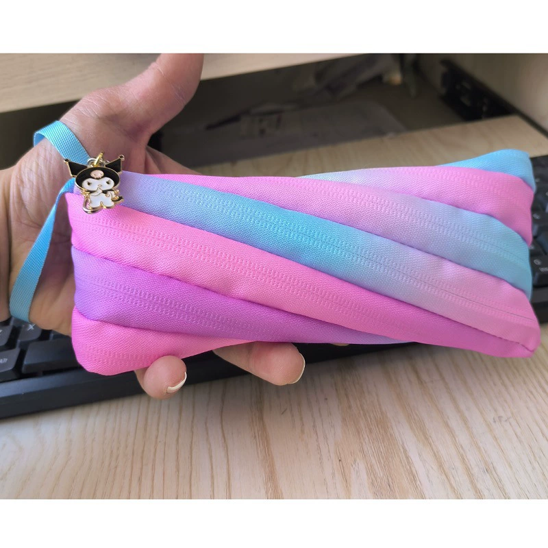 Ins стильная студенческая сумка-монстр на молнии с одной молнией, портативная сумка для хранения большой емкости