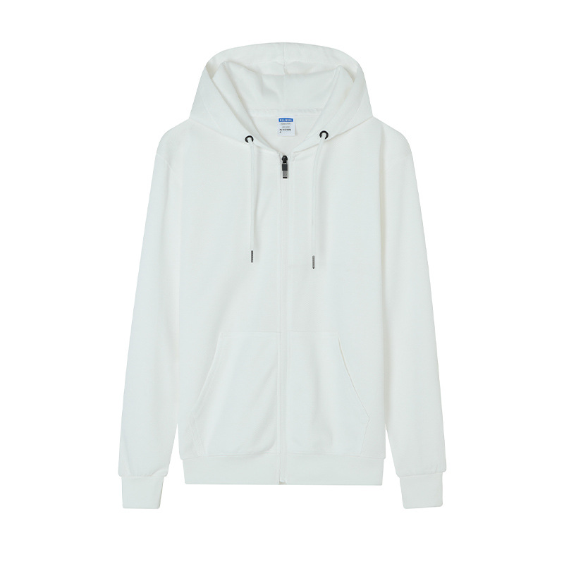 Otoño y invierno con capuz cardigan con cremallera suéter logotipo impreso personalizado hombre y mujer ropa corporativa ropa de trabajo ropa de equipo personalizada