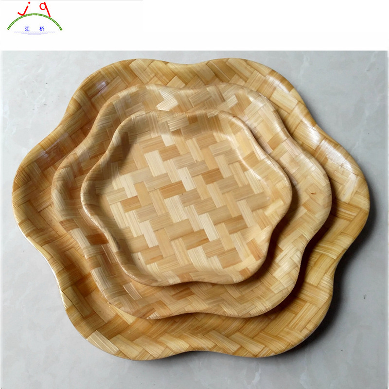 Wholesale export bamboo woven natural bowl Europe and the United States, Japan and South Korea creative wooden ramen bowl bamboo salad bowl