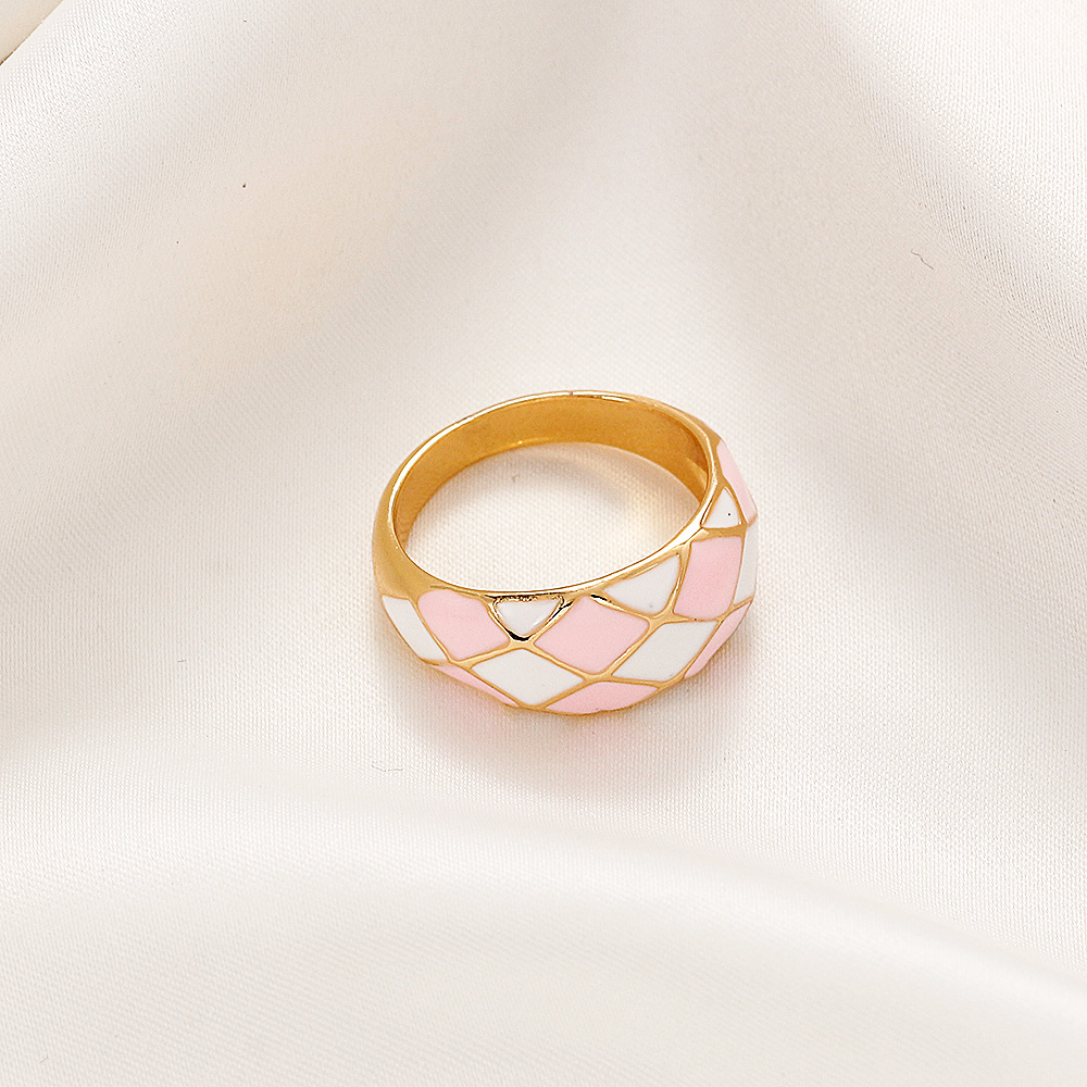 Wholesale Jewelry Retro Geometric Square Ring Nihaojewelry display picture 6