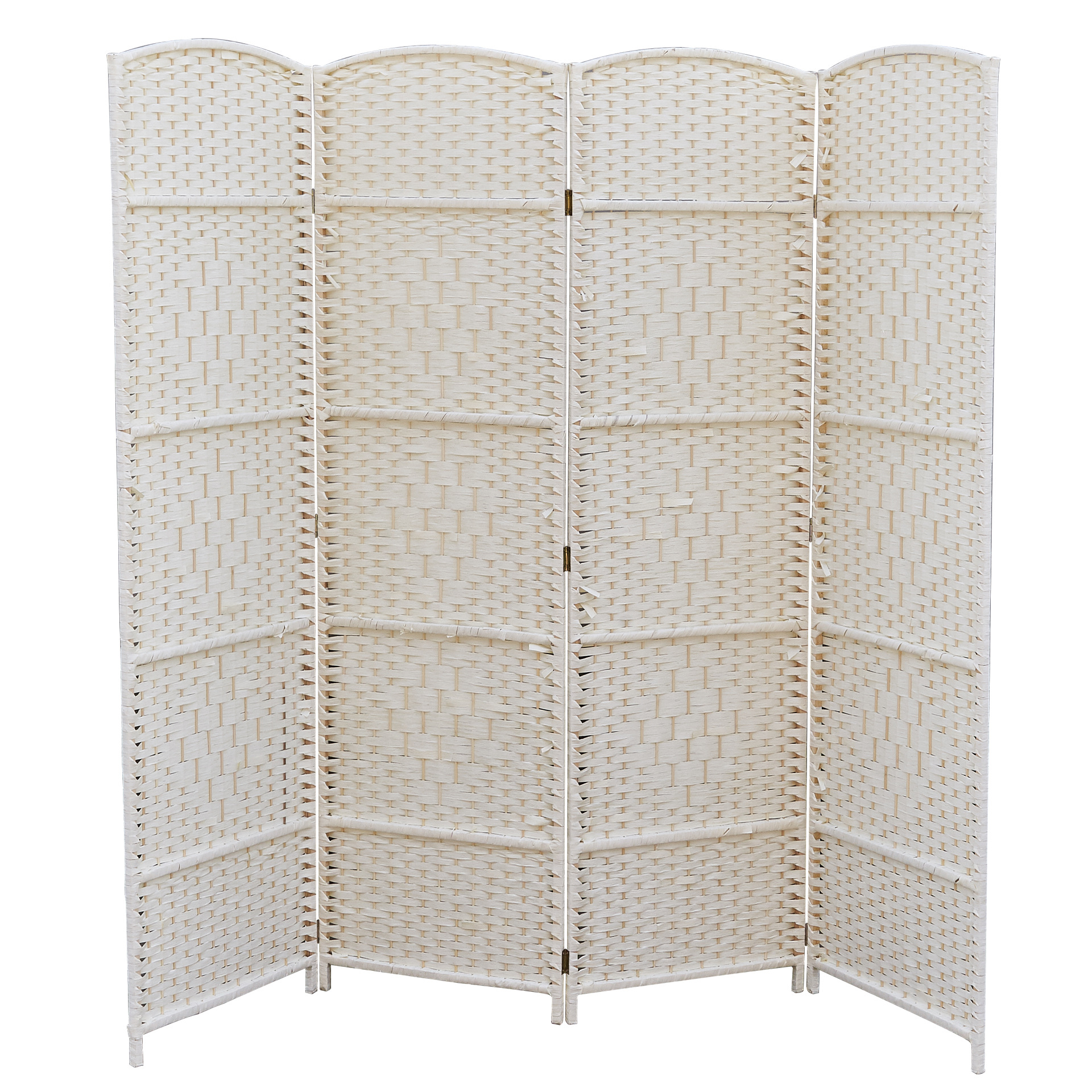 Pantalla plegable de ratán bambú hecho a mano sala de estar partición pasillo pantalla plegable Interior antiguo cualquier pantalla móvil