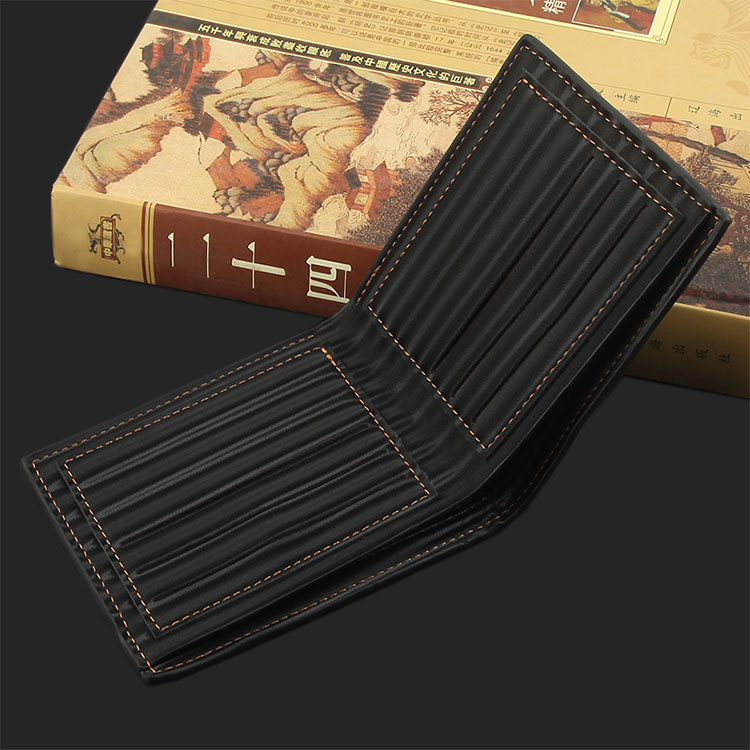 Men's 2021 New Multifunctional Short Business Thin Large Capacity Multi-card Slot Trendy Fashion Wallet display picture 15