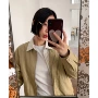 衬衫领新品modeunity皮衣