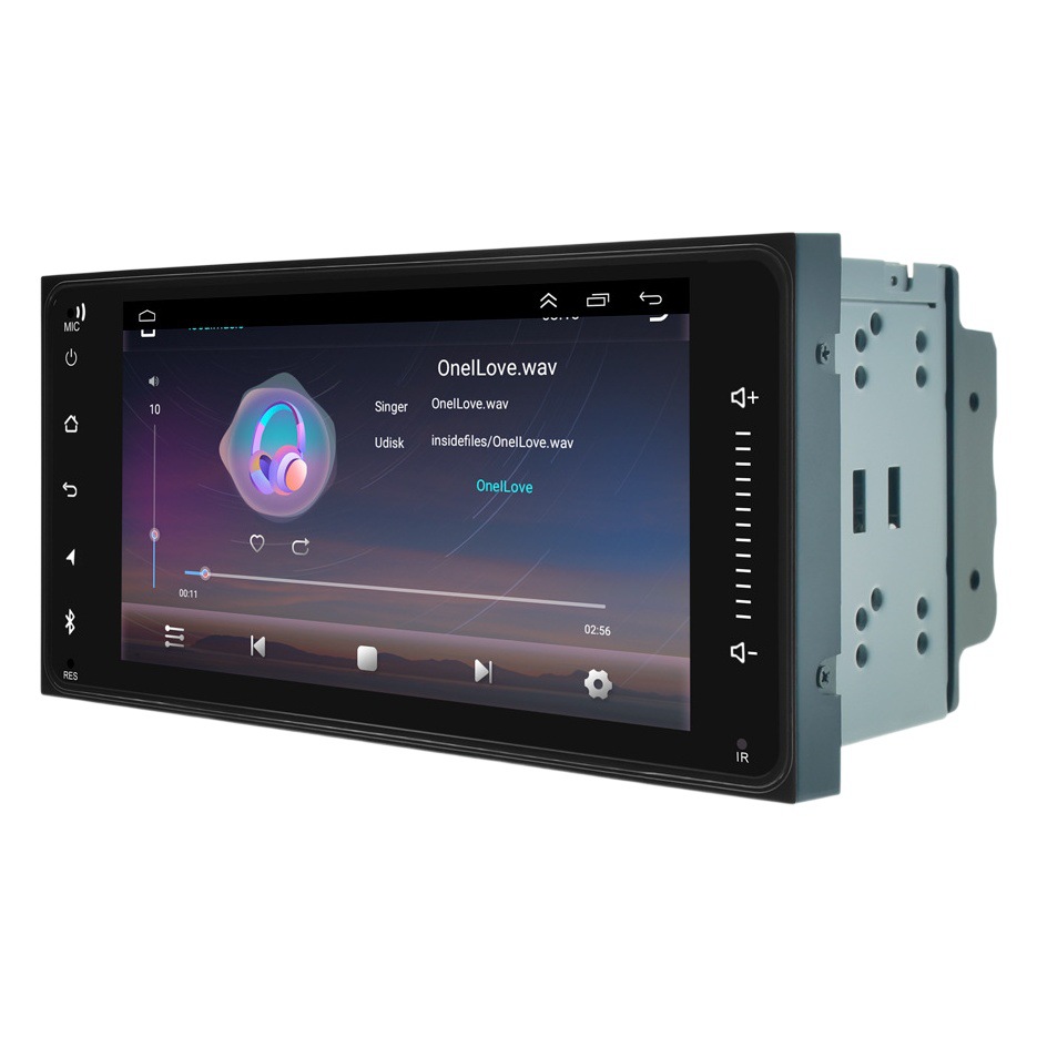 Navegación del DVD del coche 7-pulgadas conveniente para la navegación del aparato de reproducción de Android Bluetooth de la exhibición del control central del coche de Toyota Corolla