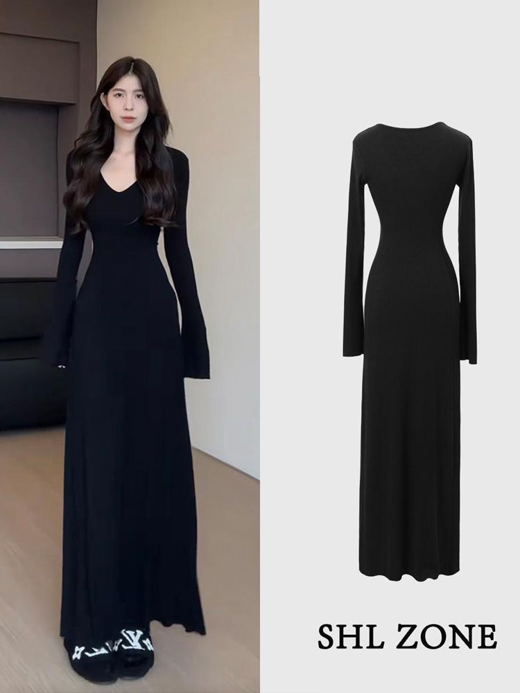 Long fashionable dress