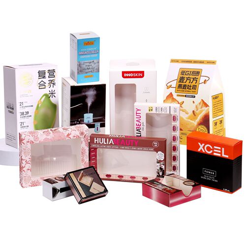 Small white box wholesale thick white folding white cardboard box cosmetics packaging box color box small batch