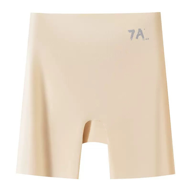 7A calzoncillos antibacterianos de cintura alta para el abdomen para mujeres que levantan las caderas para dar forma a los pantalones de seguridad de la entrepierna inferior gris y azul, pantalones de yoga para el abdomen inferior