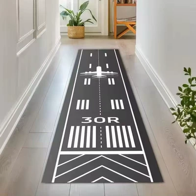 Avtomobil döşəmə paspasları — Hallway Decorative Carpet, Dropshipping Available - style-05-40120cm-crystal-velvet-dot-plastic-bottom