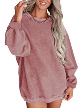 Z 11886 Comfortable Casual Pullover Hoodie Women ���m���e�l