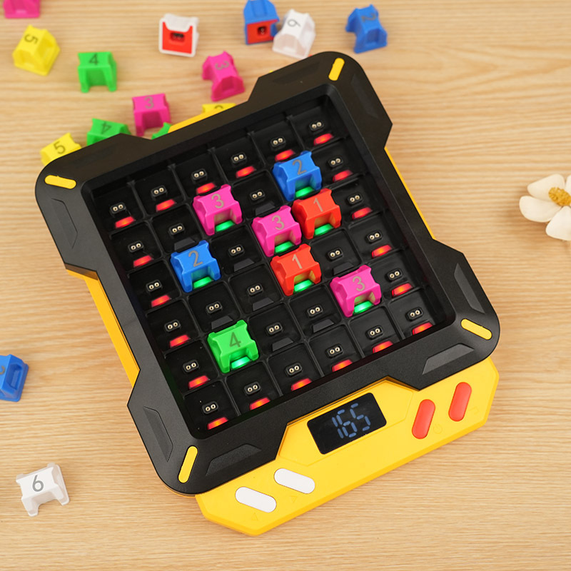 超インテリジェント数独思考トレーニング知育玩具 4x6 グリッドデジタルゲーム機子供の日のギフト|undefined