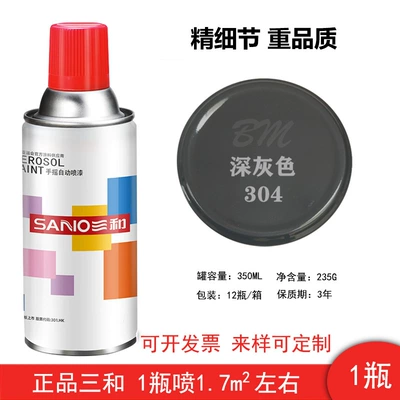 Avtomobil boyası — Gray Light Gray Anti-Rust Paint Car - sanhe-304dark-grey1-bottlespray-paint