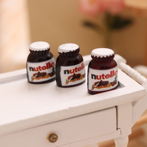 Miniature model chocolate sauce mini model 1:12 minutes ob11 dollhouse dollhouse play diy