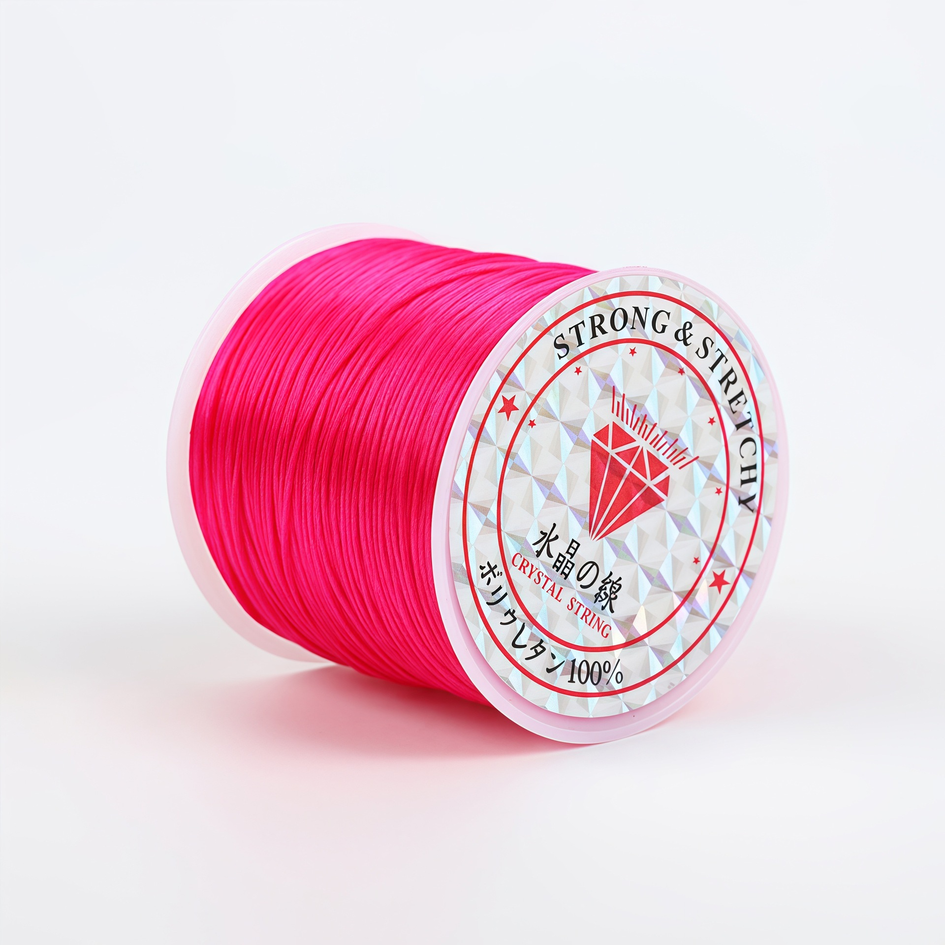 Flat elastic thread [dark rose red]