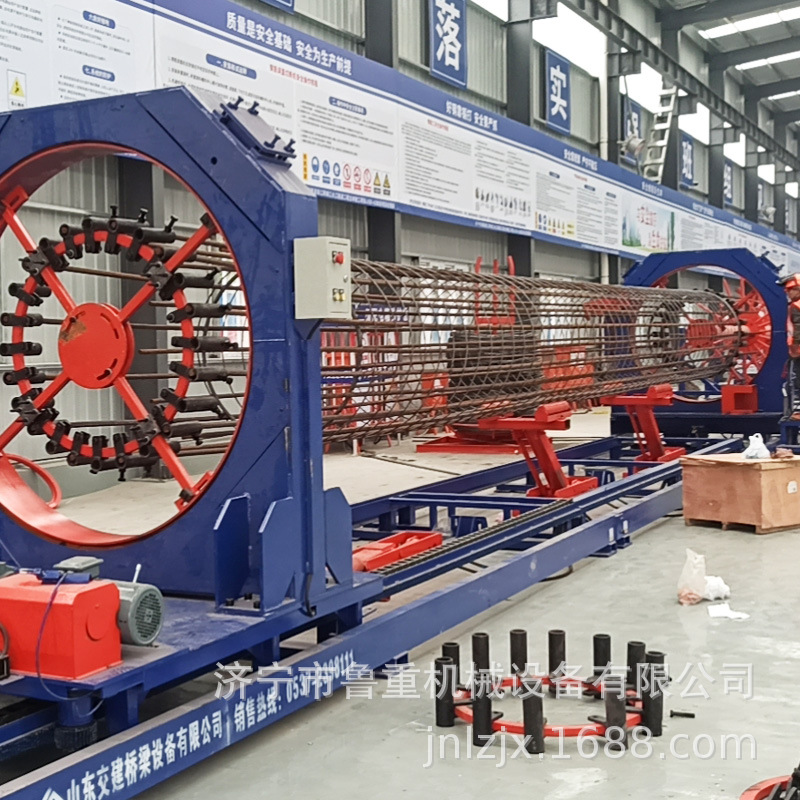 2米型数控钢筋笼滚焊机水泥管子桥梁墩柱桩基滚笼焊机变径滚焊机