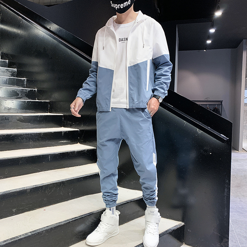 파란색