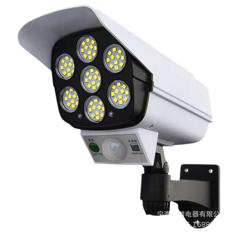 국경 간 태양 광 조명 야외 정원 조명 지능형 인간 유도 조명 시뮬레이션 감시 카메라 가로등